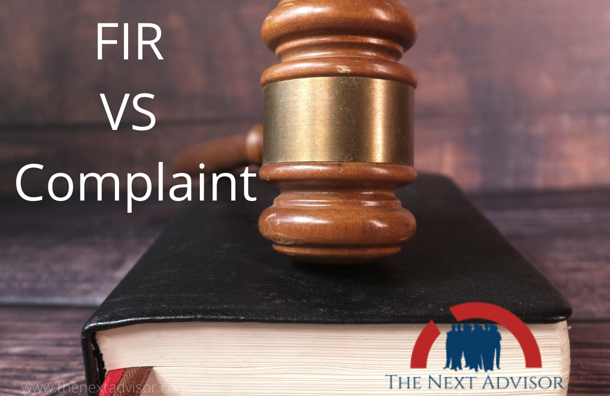 FIR VS Complaint