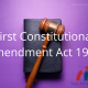 First Constitutional Amendment Act 1951