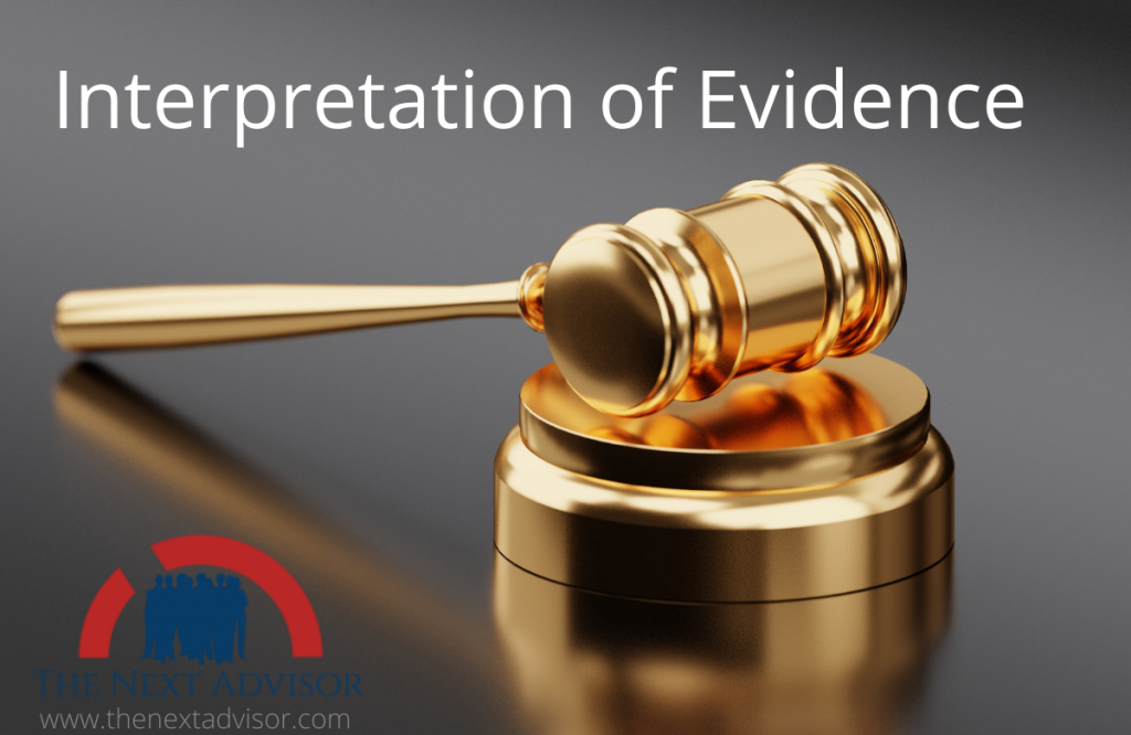 Interpretation of Evidence