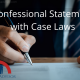 Confessional Statement with Case Laws