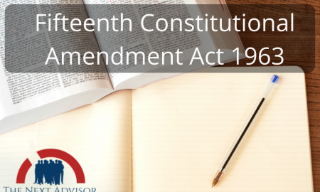 Fifteenth Constitutional Amendment Act 1963