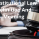 Constitutional Law Definition And Meaning