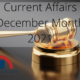 Current Affairs December Month 2021