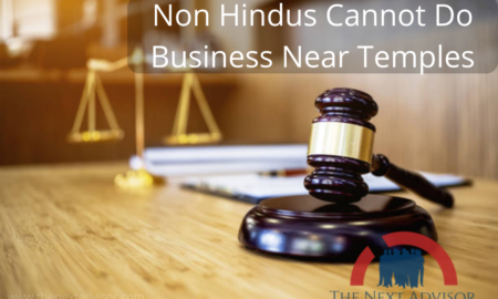 Non Hindus Cannot Do Business Near Temples
