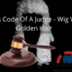 Dress Code Of A Judge - Wig With Golden Hair