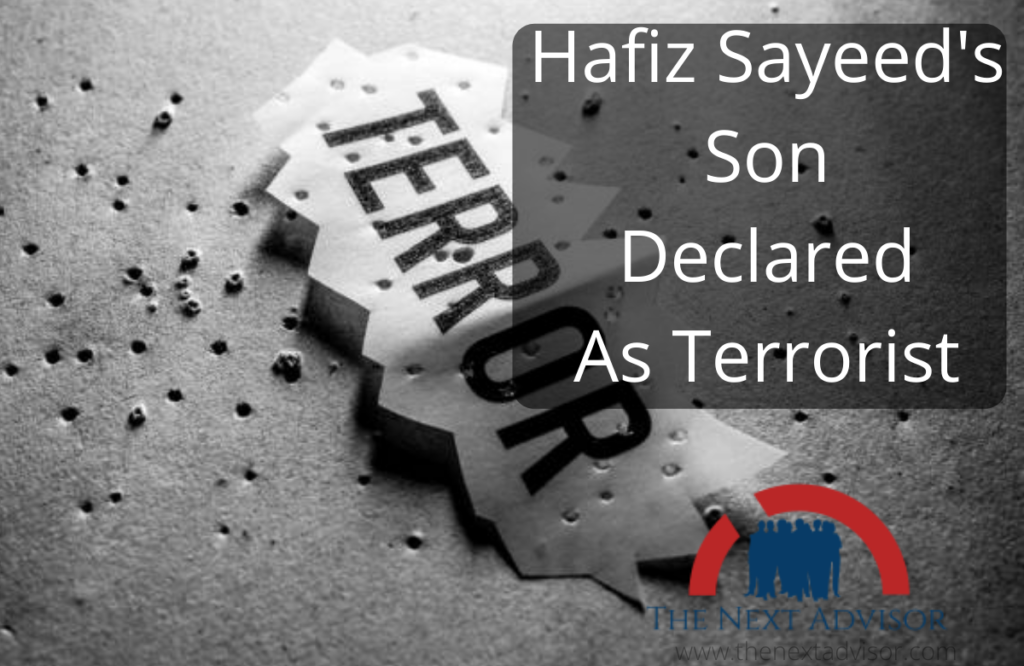 Hafiz Sayeed's Son Declared As Terrorist