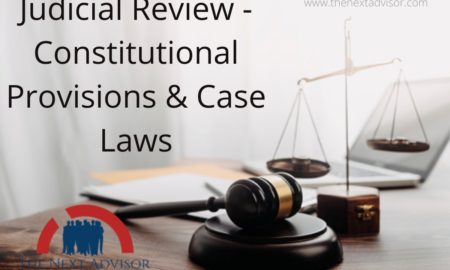 Judicial Review -Constitutional Provisions & Case Laws (1)