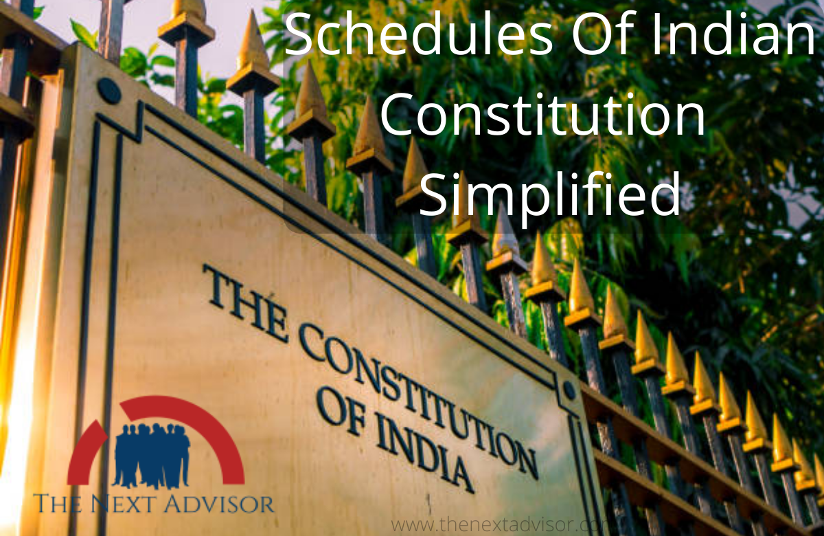 Schedules Of Indian Constitution Simplified