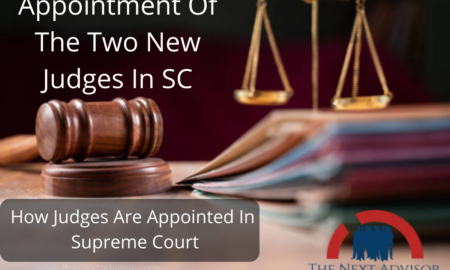 Appointment Of The Two New Judges In SC