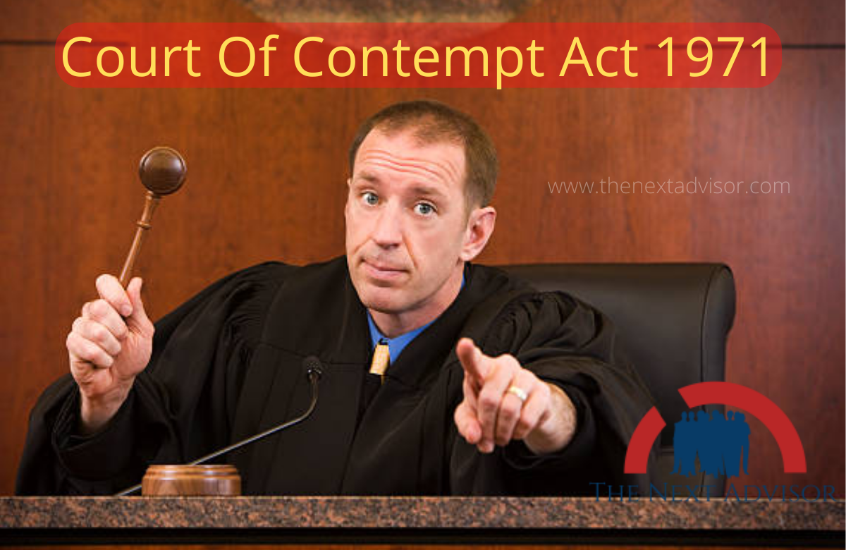 Court Of Contempt Act 1971