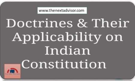 Doctrines In Indian Constitution