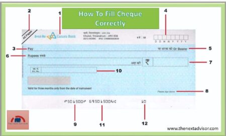 How To Fill Cheque Correctly