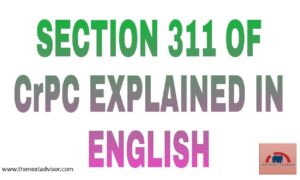 Scope Of Sec 311 Crpc