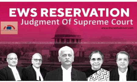 EWS Reservation Judgment Of Supreme Court