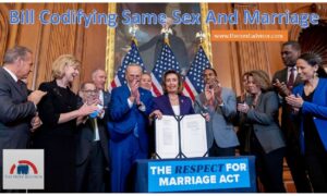 Bill Codifying Same Sex And Marriage