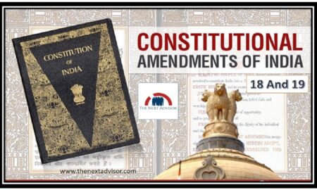 Constitutional amendments 18 And 19