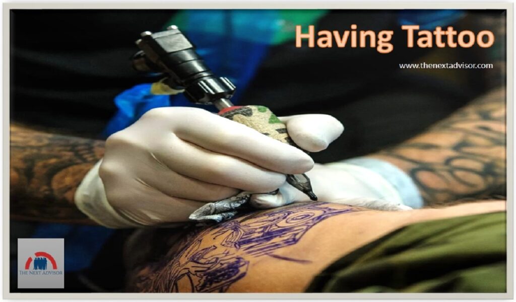 Having Tattoo